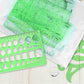 11PCS Plastic Geometric Drawing Templates Set DIY Drafting Stencils Measuring Tools