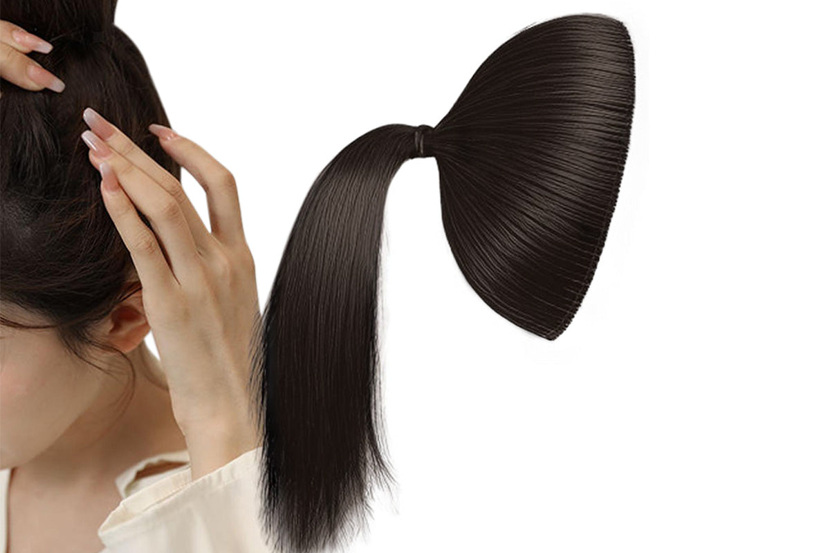 Invisible Hair Volume Pad for High Ponytail Bun Extension Natural Look