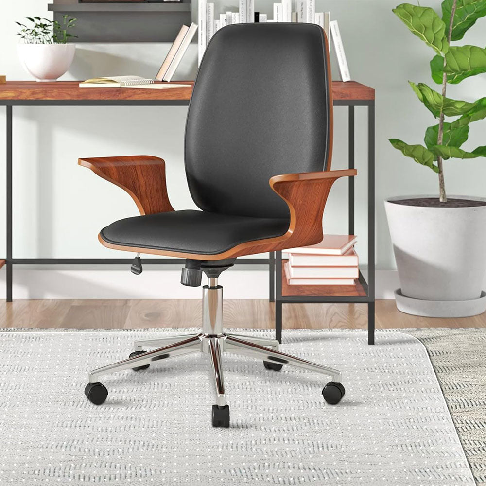 Non Slip Office Chair Desk Floor Mat Computer Carpet PVC Plastic Frosted Protector
