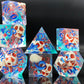 Enchanted Starlight 7 Dice Precision Edged Set for RPG DND Tabletop Game