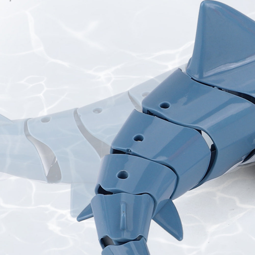2.4G Remote Control 1:18 Scale High Simulation Shark Boat Toy for Pool Bathroom