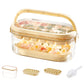 2-Tier Ice Cube Tray Mold with Press-Release Lid and Storage Box for Kitchen