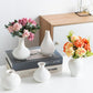 Set of 5 Small Ceramic Vases Modern Matte Bud Vase for Home Decor