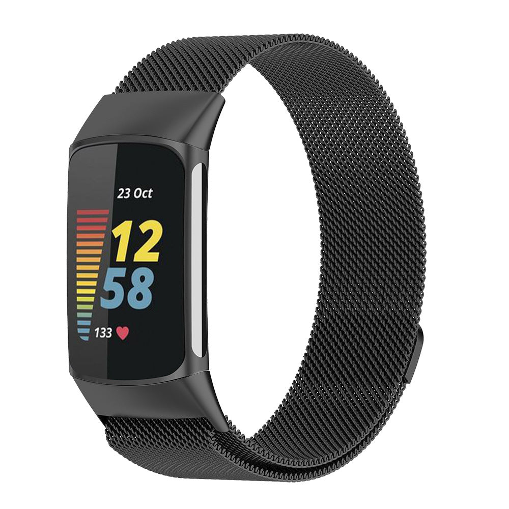 Milanese Band Metal Stainless Steel Strap for Fitbit Charge 5