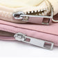 2-In-1 Dual-Pouch Wristlet Zipper Pouch Set Wallet Coin Purse Card Holder