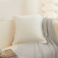 2Pcs 45x45cm Tassel Trim Throw Pillow Cover