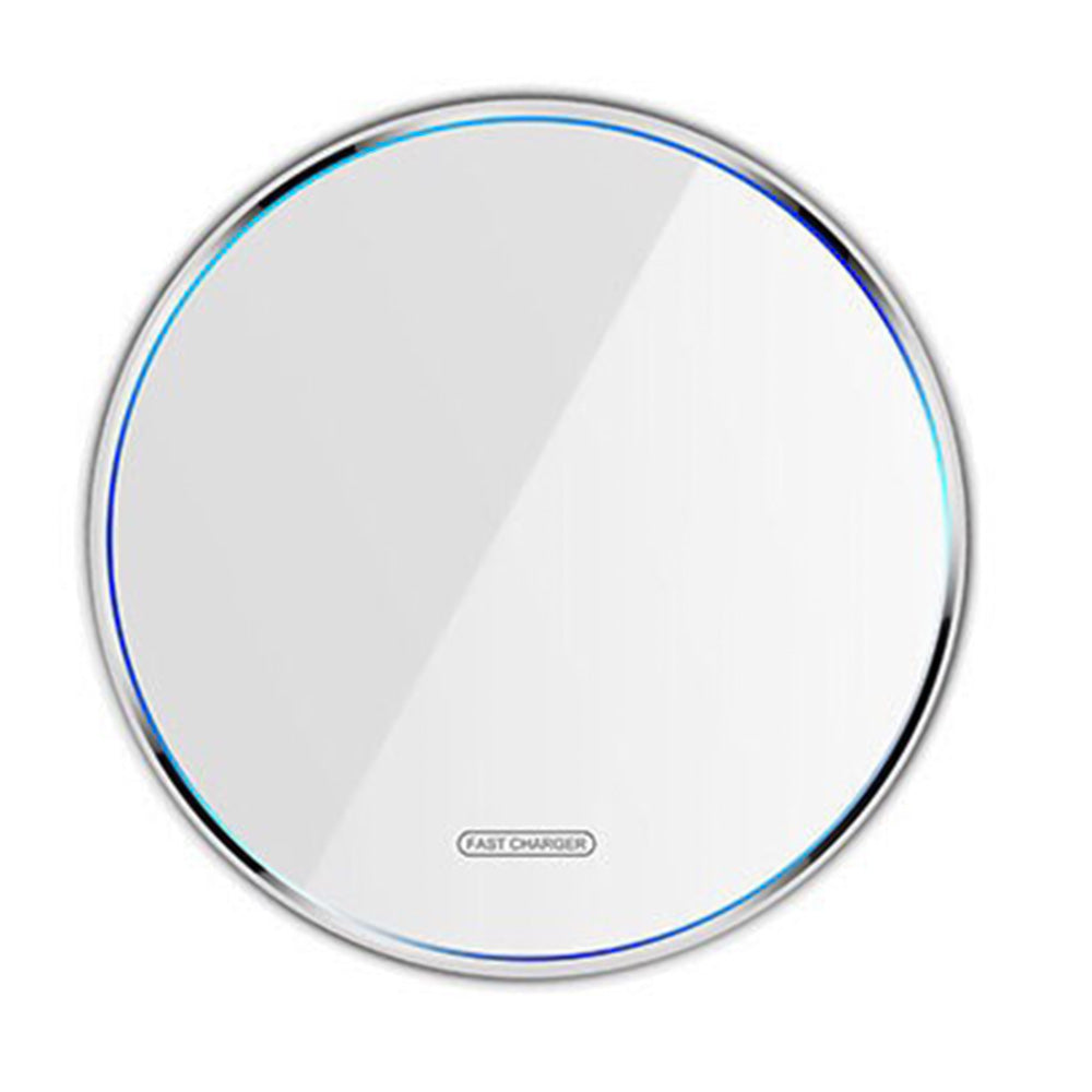 Fast Wireless Charger Pad with Mirror Surface for Phone