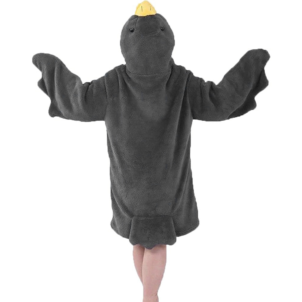 Oversized Hoodie Blanket Cartoon Goose Fleece Wearable Blanket-Style 2