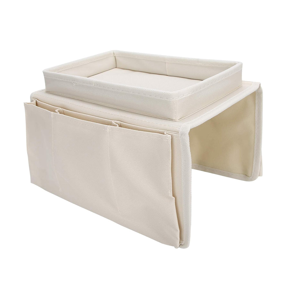 Couch Storage Bag Sofa Armrest Organizer Storage With 4 Pockets