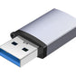 USB to Type C Adapter OTG Portable Converter Compatible with MacBook iPad Pro Samsung