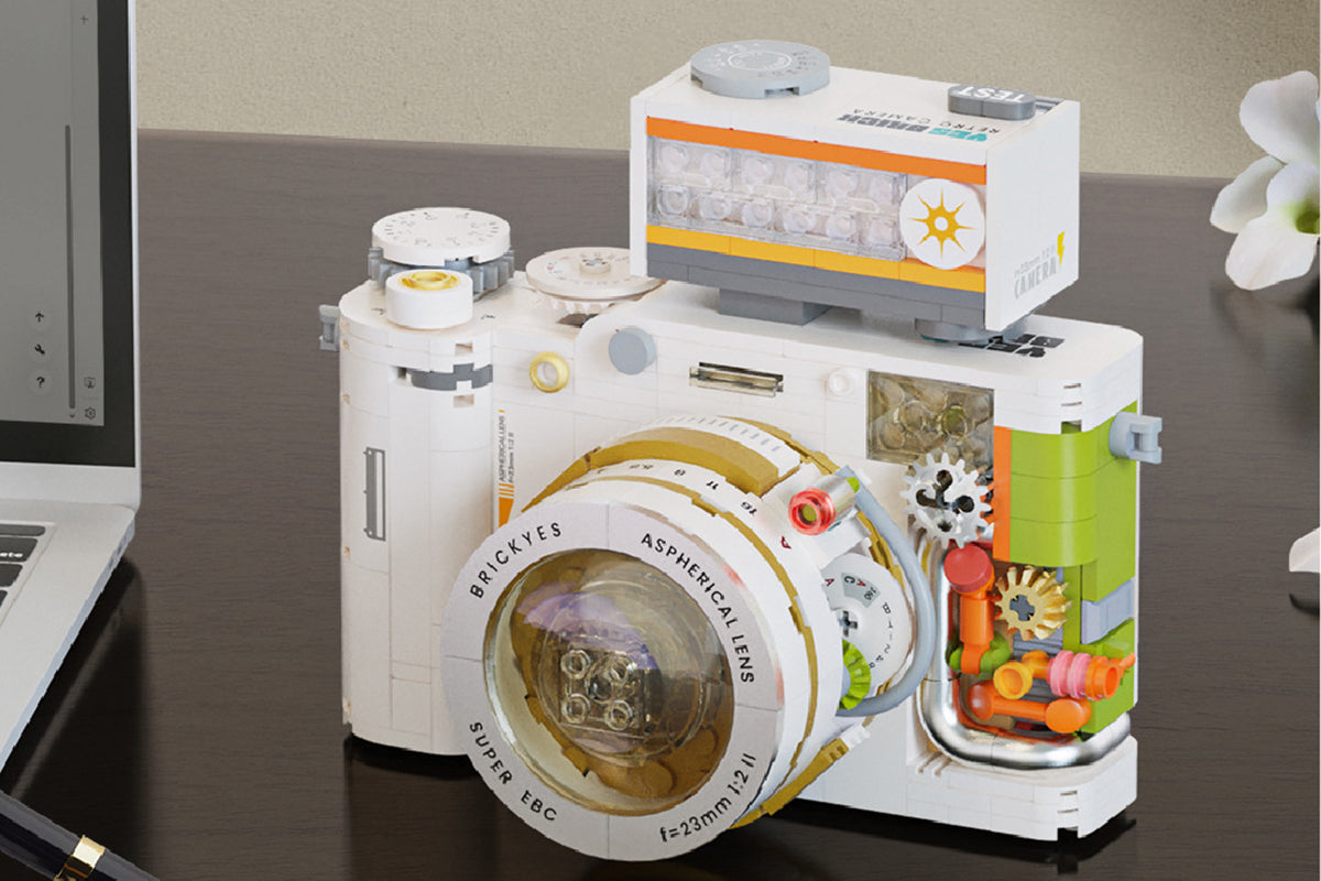 508pcs Cameras Building Blocks Vintage Camera Models Building Set