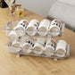 Refrigerator Organizer Bin Adjustable Width Soda Can Storage Rack Container Drink Dispenser