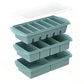 3 Pack Silicone Freezer Trays with Lids for Soup Sauce Meal Prep Storage