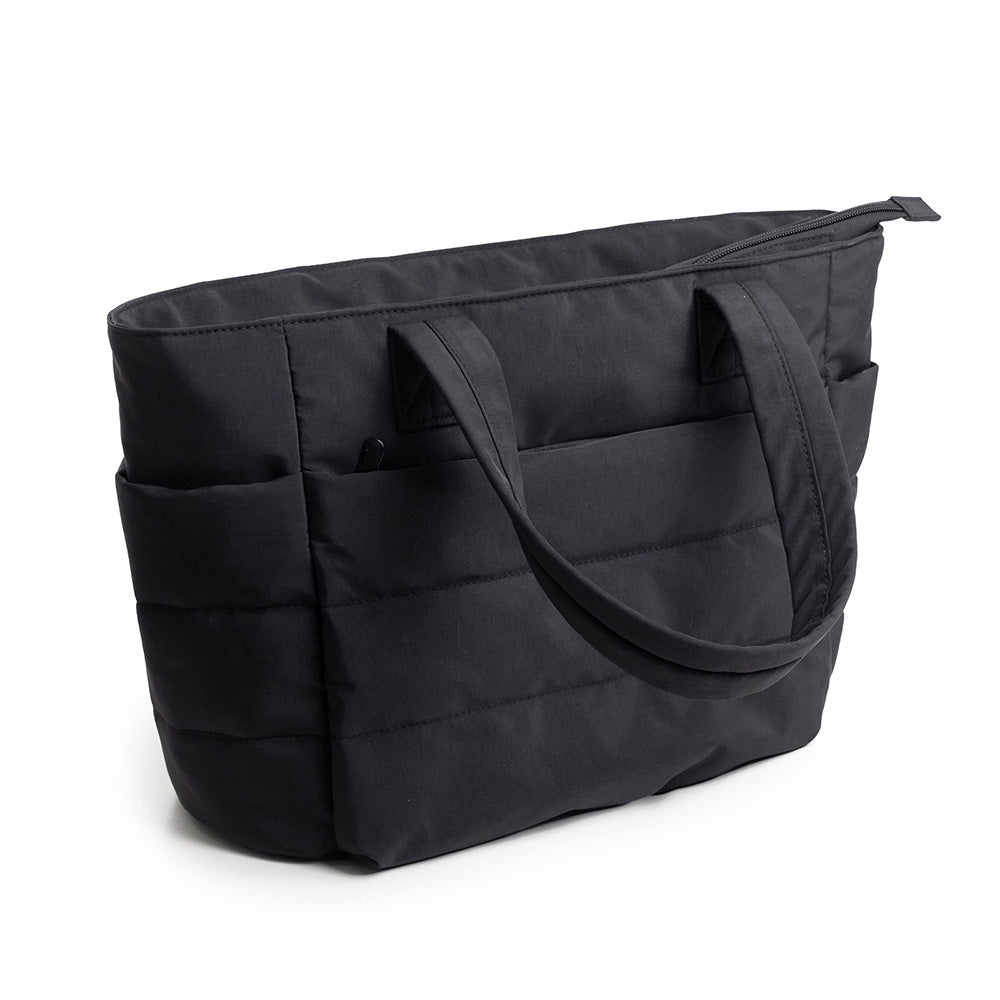 Puffer Tote Bag Quilted Puffy Handbag Lightweight Satchel Bag