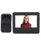 Wireless WiFi 1080P Video Doorbell Camera with Monitor 2 Way Audio Infrared Night Vision 2.4GHz 120 Degree Lens