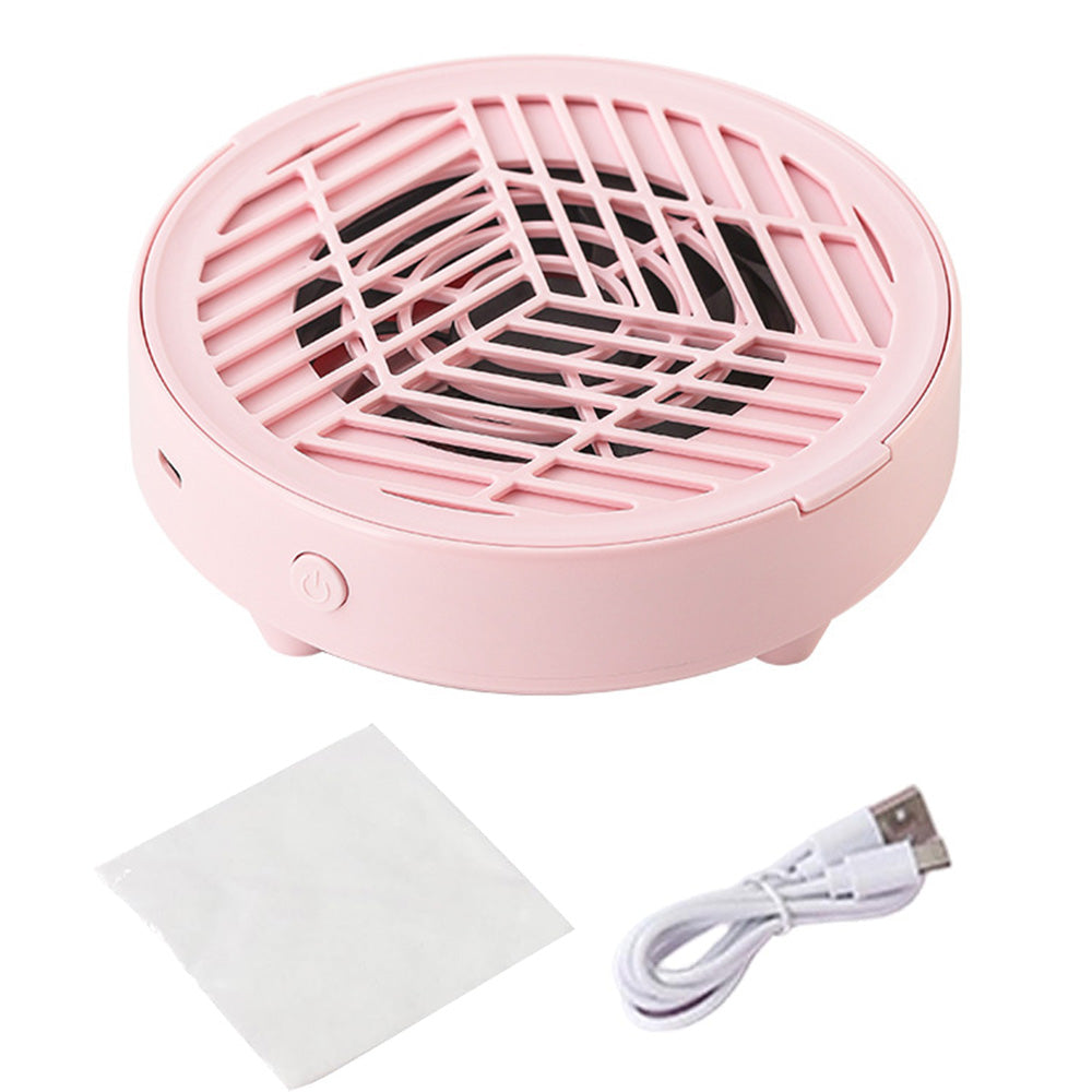 Mini Nail Dust Collector Lightweight Electric Manicure Vacuum for Home DIY and Salon Use