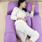 Pregnancy Pillows for Sleeping U Shaped Full Body Maternity Pillow with Removable Cover-Purple