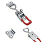 4 PCS Toggle Latch Quick Release Over Centre Latch Zinc Plated Iron for Door Window Cabinet