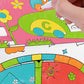 DIY Colorable Cardboard House with 6 Colored Pens-house