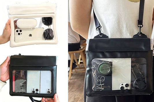 2pcs Large Waterproof Phone Pouch Triple Seal Lock Touch Screen