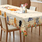 Cute Cat Tablecloth Dining Table Cover Polyester Tablecover