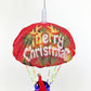 Christmas Decorations Santa Claus Parachute Lights LED Hanging Xmas Tree Decor
