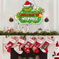 Grinch Inspired Xmas Wooden Door Sign Hanging Decoration