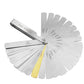 32 Blade Stainless Steel Feeler Gauge Dual Marked Metric Gap Measuring Tool