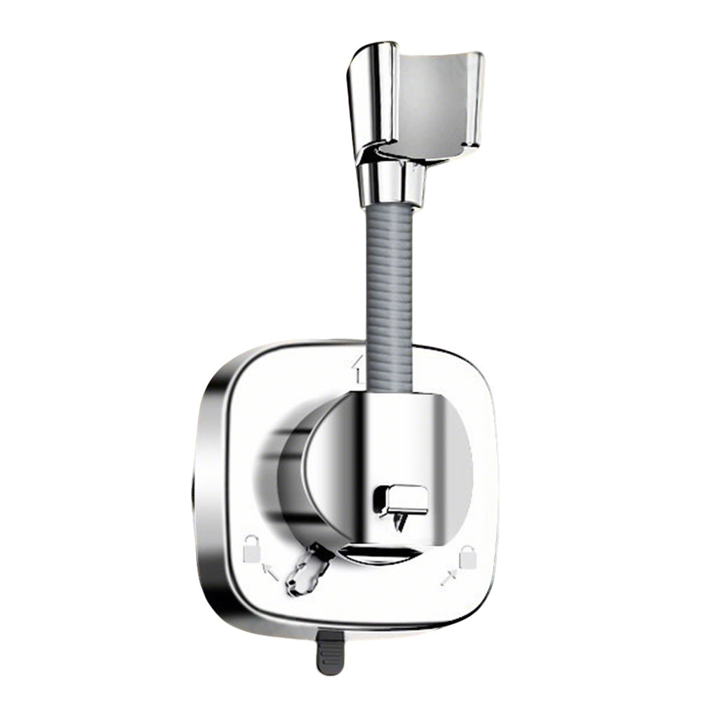 Detachable Suction Cup Shower Head Holder 360 Degree Rotation Adjustment for Bathroom Bathtub Rental Hotel