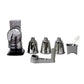Rotary Vegetable Chopper 3-Blade Cylinder Hand-Cranked Slicer Shredder Grater