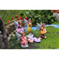 5Pcs Garden Ornament Fairy Statues Mini Garden Decor