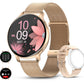 Smart Watch for Women with Bluetooth Call and Sleep Monitor Fitness Tracker Watch