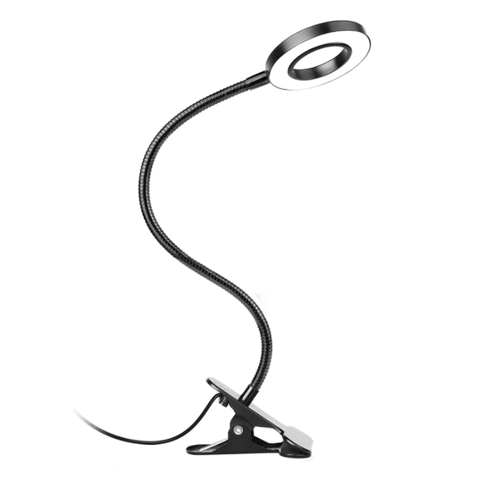 Desk Light USB LED Reading with Clip Dimmable Table Lamp Clip Bed Lamp