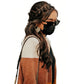 Plaited Headband Adjustable Stretch Hairpiece Hair Extension Headband For Women