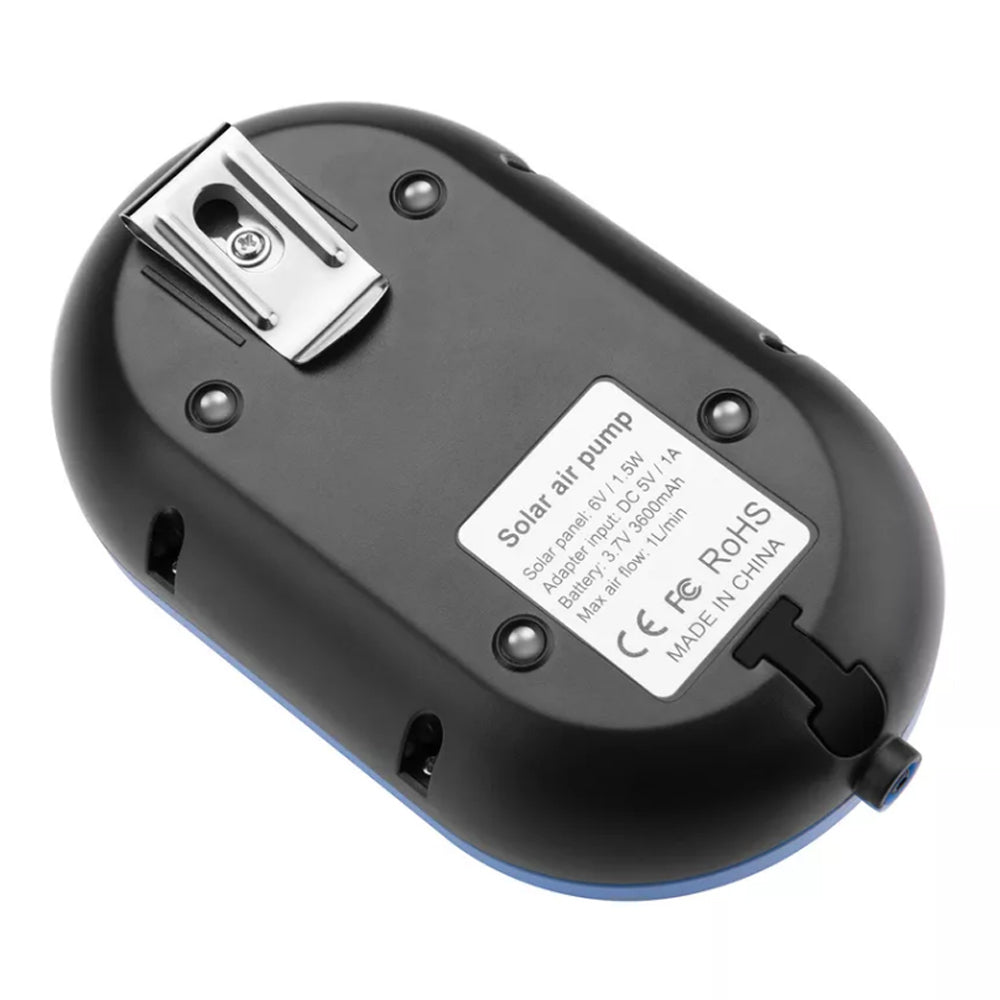 Auto Day and Night Solar Powered USB Oxygenator Air Pump Oxygenator for Fish Pond Pool