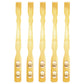 5 Pack Bamboo Back Scratcher - Dual Roller Massage Itch Reliever