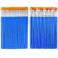 200 Pcs Acrylic Paint Brush Set Nylon Hair Brushes for Classroom Crafts Oil Watercolour Canvases