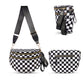 Checkered Crossbody Bag Bum Bag Women Sling Bag