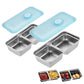 4Pcs Stainless Steel Grab and Go Snack Containers with Lids
