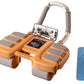 4 Wheel Automatic Rebound Ab Roller with Elbow Support Abdominal Exercise Machine