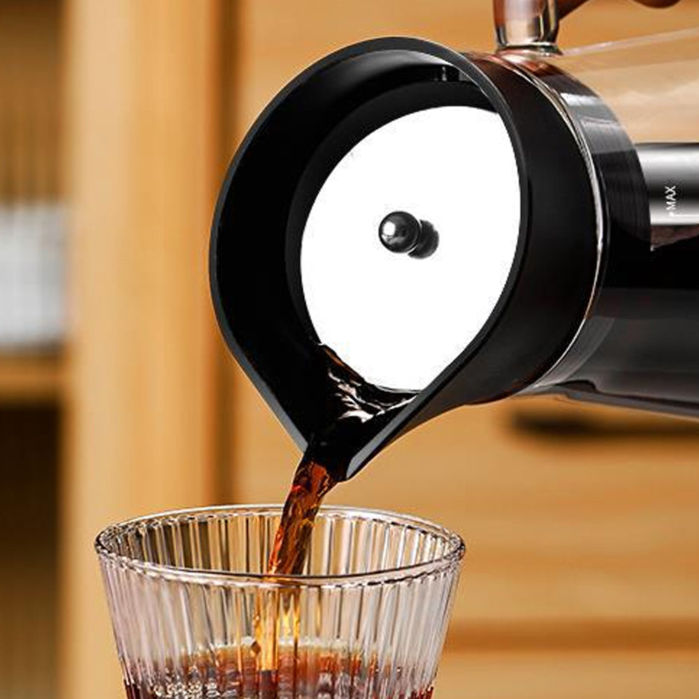 Durable Glass Cold Brew Coffee Maker with Airtight Lid