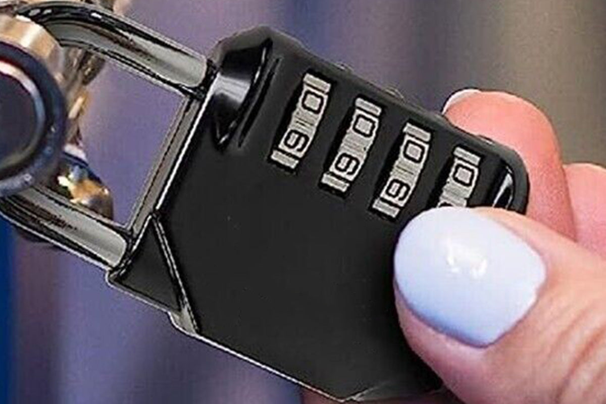 Black Combination Padlock for Gym Locker Luggage
