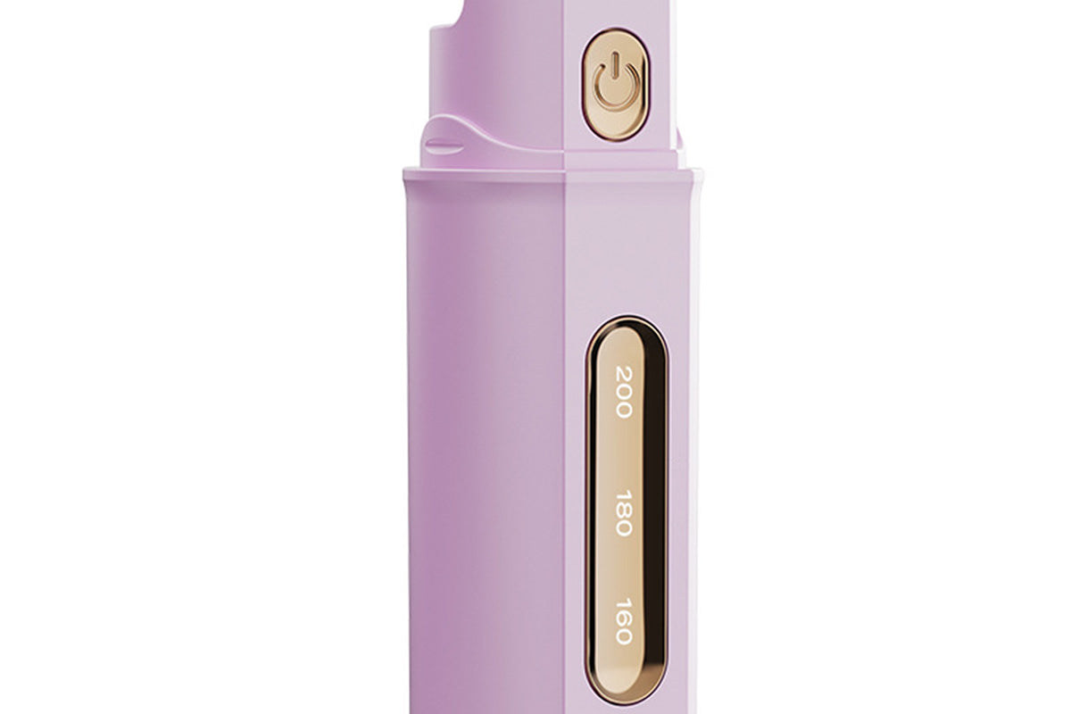 Cordless Rechargeable Hair Straightener Brush Mini Fast Heating Comb For Travel
