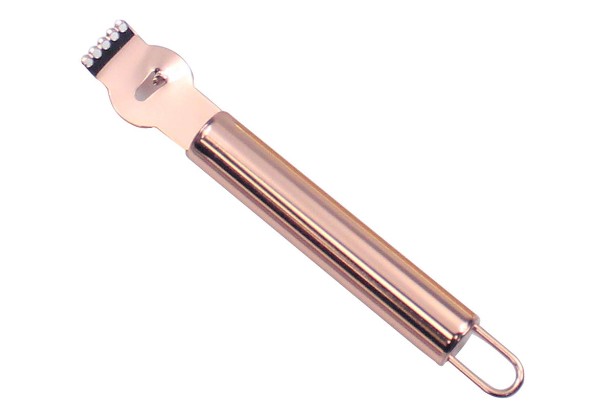 Stainless Steel Lemon Zester Grater Citrus Peeler With Channel Knife