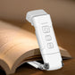 2Pcs USB Rechargeable Book Clip Bookmark Lamp