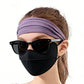 4 Pack Fitness Sweat Headbands Wide Elastic Sports Headbands for Workout Yoga
