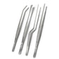 4PCS Stainless Steel BBQ Tongs Professional Food Tongs for Grilling Plating