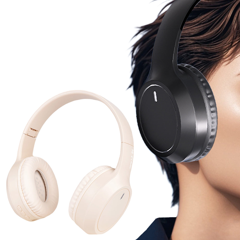 Bluetooth 5.3 Wireless Headphones Rechargeable Earphones Headset with Mic
