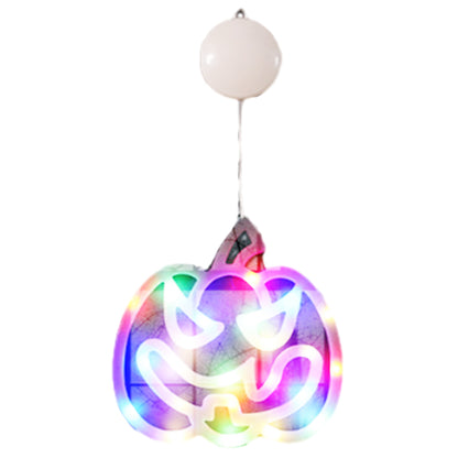 Halloween Window LED Light with Suction Cup Battery Operated-Pumpkin