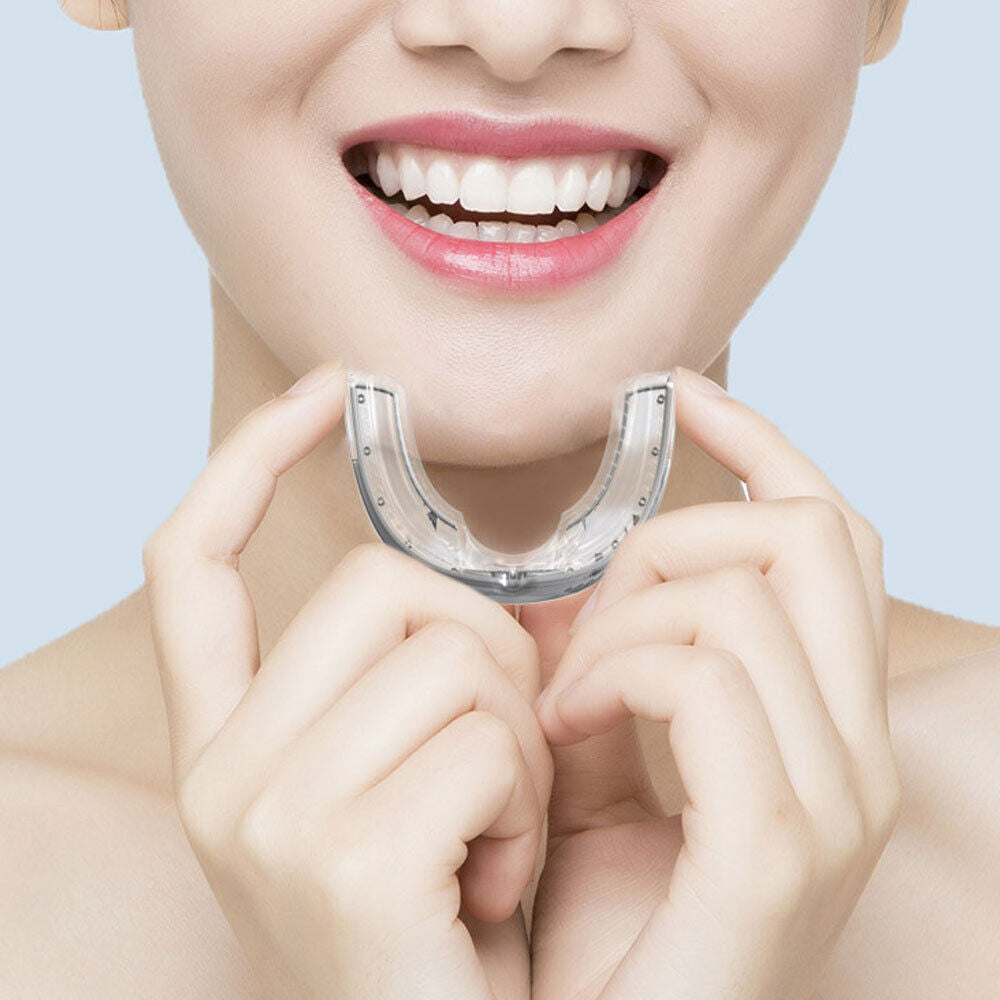 2Pcs Stop Snoring Mouth Guard Aid Mouthpiece Sleep Apnea Bruxism Anti Snore Grinding